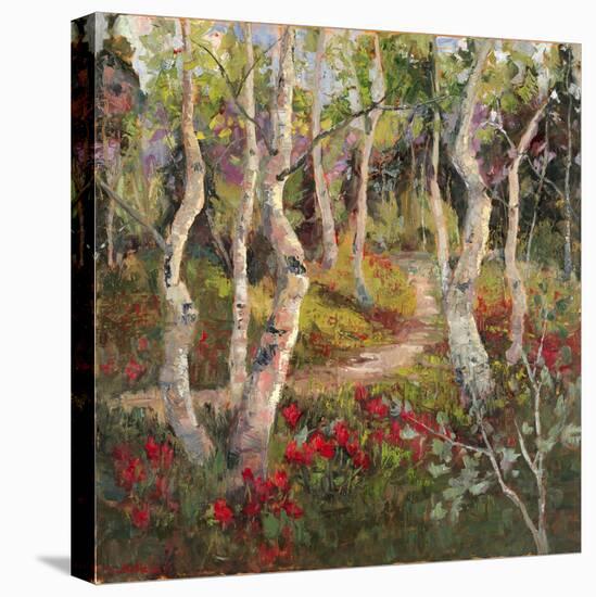 Four Seasons Aspens I-Nanette Oleson-Stretched Canvas