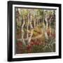 Four Seasons Aspens I-Nanette Oleson-Framed Art Print