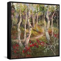 Four Seasons Aspens I-Nanette Oleson-Framed Stretched Canvas
