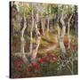 Four Seasons Aspens I-Nanette Oleson-Stretched Canvas