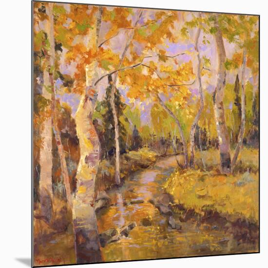 Four Seasons Aspens III-Nanette Oleson-Mounted Art Print