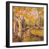 Four Seasons Aspens III-Nanette Oleson-Framed Art Print