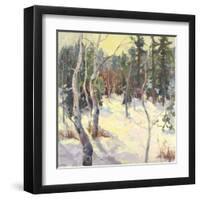 Four Seasons Aspens IV-Nanette Oleson-Framed Art Print