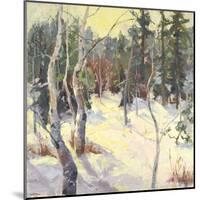 Four Seasons Aspens IV-Nanette Oleson-Mounted Art Print