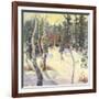 Four Seasons Aspens IV-Nanette Oleson-Framed Art Print