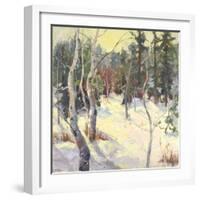 Four Seasons Aspens IV-Nanette Oleson-Framed Art Print