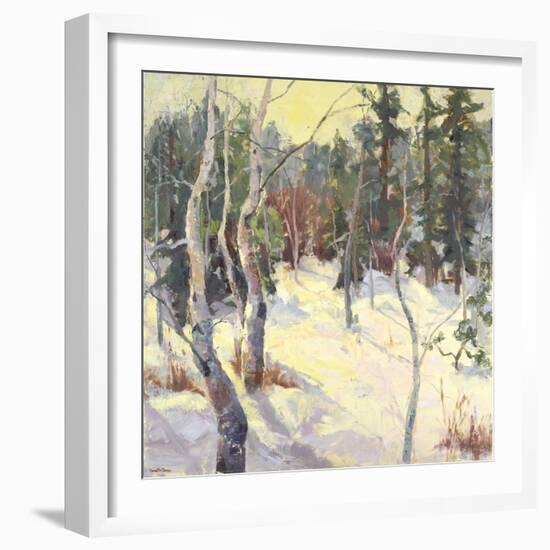 Four Seasons Aspens IV-Nanette Oleson-Framed Art Print