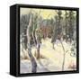 Four Seasons Aspens IV-Nanette Oleson-Framed Stretched Canvas