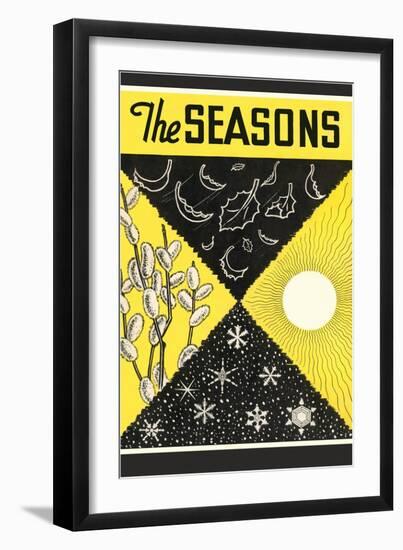 Four Seasons Chart-null-Framed Giclee Print