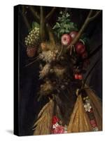 Four Seasons in One Head by Giuseppe Arcimboldo-Giuseppe Arcimboldo-Stretched Canvas