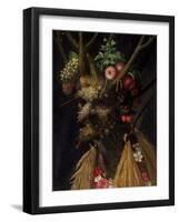 Four Seasons in One Head by Giuseppe Arcimboldo-Giuseppe Arcimboldo-Framed Giclee Print