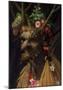 Four Seasons in One head-Giuseppe Arcimboldo-Mounted Art Print