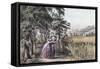 Four Seasons of Life: Season of Love-Currier & Ives-Framed Stretched Canvas