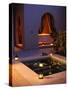 Four Seasons Resort Hotel, Plunge Pool in Private Outdoor Area of the Spa at Night-John Warburton-lee-Stretched Canvas