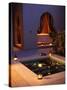 Four Seasons Resort Hotel, Plunge Pool in Private Outdoor Area of the Spa at Night-John Warburton-lee-Stretched Canvas