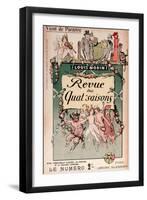 Four Seasons Revue 1895-null-Framed Premium Giclee Print