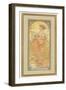 Four Seasons: Summer, 1900 (Colour Litho on Silk)-Alphonse Marie Mucha-Framed Giclee Print