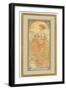 Four Seasons: Summer, 1900 (Colour Litho on Silk)-Alphonse Marie Mucha-Framed Giclee Print