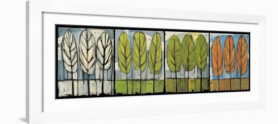 Four Seasons Tree Series Horizontal-Tim Nyberg-Framed Giclee Print