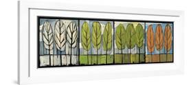 Four Seasons Tree Series Horizontal-Tim Nyberg-Framed Giclee Print