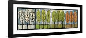 Four Seasons Tree Series Horizontal-Tim Nyberg-Framed Giclee Print