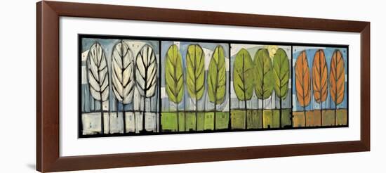 Four Seasons Tree Series Horizontal-Tim Nyberg-Framed Giclee Print