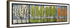 Four Seasons Tree Series Horizontal-Tim Nyberg-Framed Premium Giclee Print
