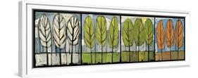 Four Seasons Tree Series Horizontal-Tim Nyberg-Framed Premium Giclee Print