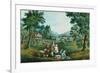 Four Seasons-Currier & Ives-Framed Premium Giclee Print