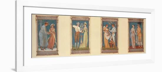 Four Seasons-Walter Crane-Framed Premium Giclee Print