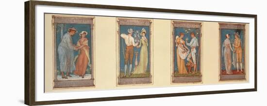 Four Seasons-Walter Crane-Framed Premium Giclee Print