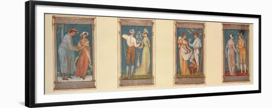 Four Seasons-Walter Crane-Framed Premium Giclee Print