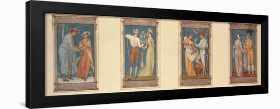 Four Seasons-Walter Crane-Framed Giclee Print