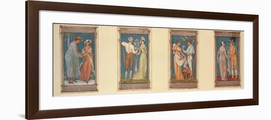 Four Seasons-Walter Crane-Framed Giclee Print