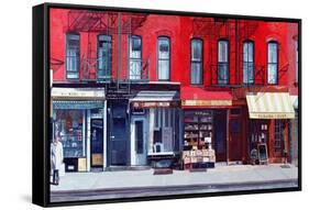 Four Shops on 11th Ave, 2003-Anthony Butera-Framed Stretched Canvas