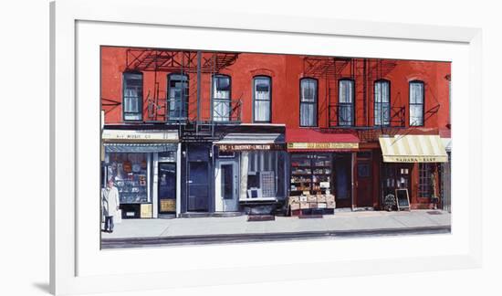 Four Shops on 11th Avenue, New York, c.2003-Anthony Butera-Framed Art Print