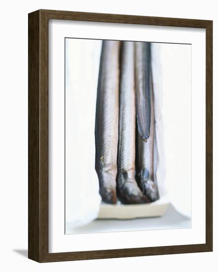 Four Smoked Eels in a Box-Peter Medilek-Framed Photographic Print