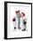 Four Sporting Boys: Baseball-Norman Rockwell-Framed Giclee Print