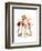 Four Sporting Boys: Basketball-Norman Rockwell-Framed Giclee Print