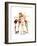 Four Sporting Boys: Basketball-Norman Rockwell-Framed Giclee Print