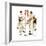 Four Sporting Boys: Golf-Norman Rockwell-Framed Premium Giclee Print