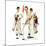 Four Sporting Boys: Golf-Norman Rockwell-Mounted Giclee Print