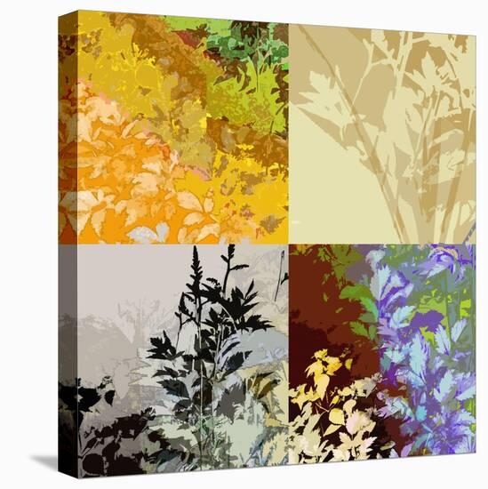 Four Square Floral-Ruth Palmer-Stretched Canvas