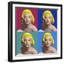 FOUR SQUARE MARILYN-CHRIS CONSANI-Framed Art Print