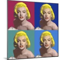 FOUR SQUARE MARILYN-CHRIS CONSANI-Mounted Art Print