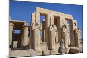 Four Statues of Osiris, Hypostyle Hall, the Ramesseum (Mortuary Temple of Ramese Ii)-Richard Maschmeyer-Mounted Photographic Print