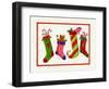 Four Stockings-Beverly Johnston-Framed Giclee Print