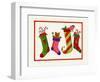 Four Stockings-Beverly Johnston-Framed Giclee Print