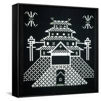 Four-Story Castle-null-Framed Stretched Canvas