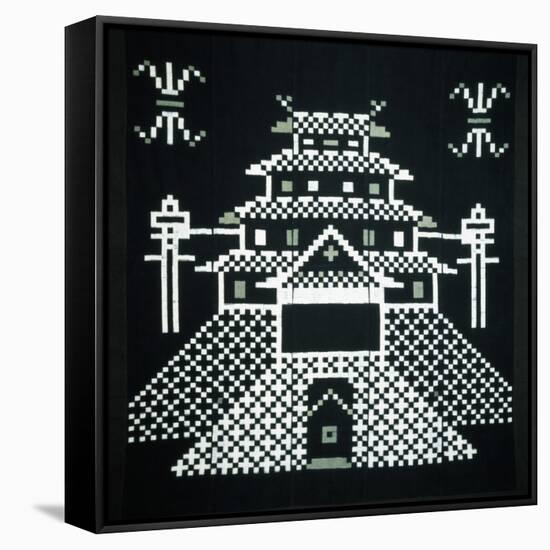 Four-Story Castle-null-Framed Stretched Canvas